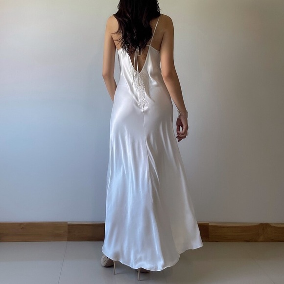 Vintage Victoria’s Secret Satin Floral Slip Dress - Picture 10 of 11